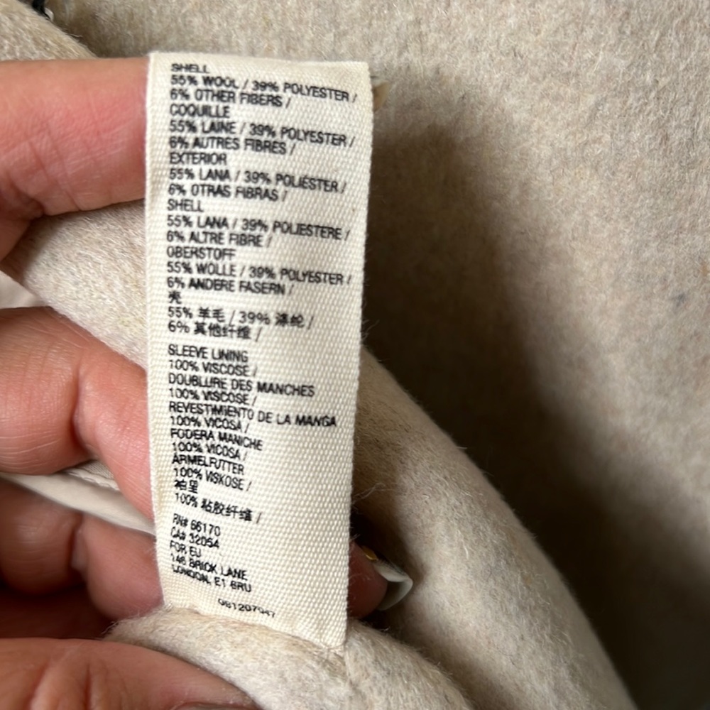 Free People Adore You Wool Coat Gray small and Medium - Picture 10 of 11